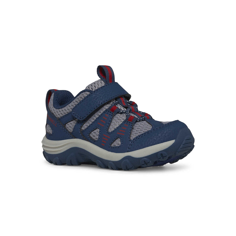 little kid - buty trail chaser 2 jr. us navyczerwone