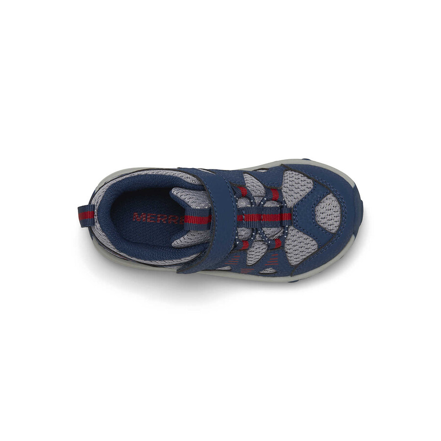 little kid - buty trail chaser 2 jr. us navyczerwone