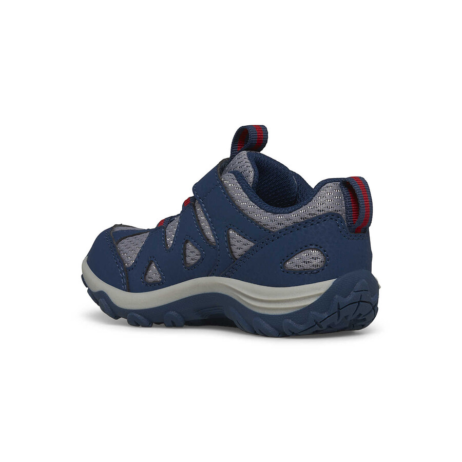 little kid - buty trail chaser 2 jr. us navyczerwone