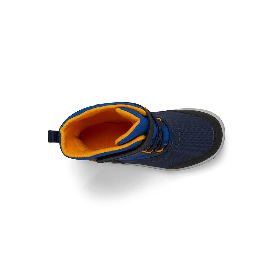 big kid - wodoodporne buty snow storm 3.0 - buty w kolorze niebieskimczarnympomarańczowym