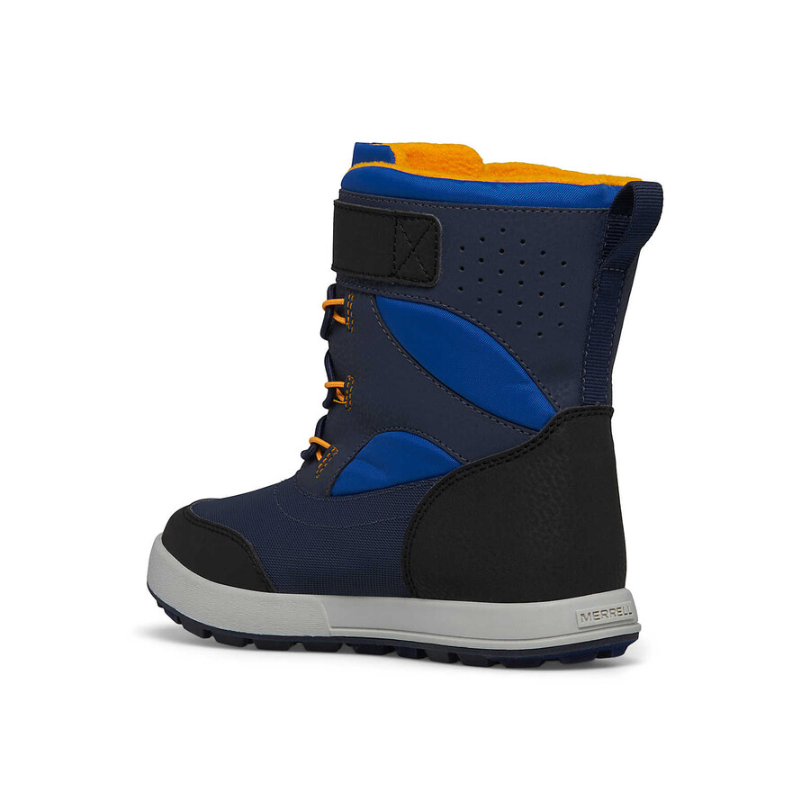 big kid - wodoodporne buty snow storm 3.0 - buty w kolorze niebieskimczarnympomarańczowym