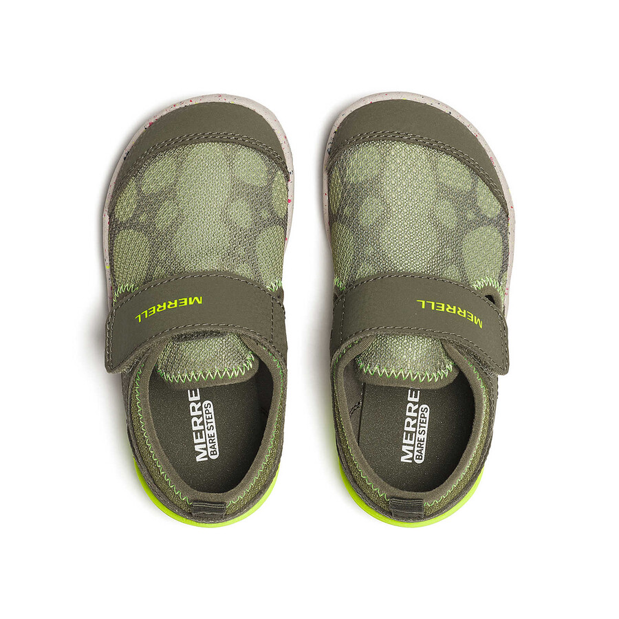 małe dziecko - buty do wody bare steps h2o - buty lk olive
