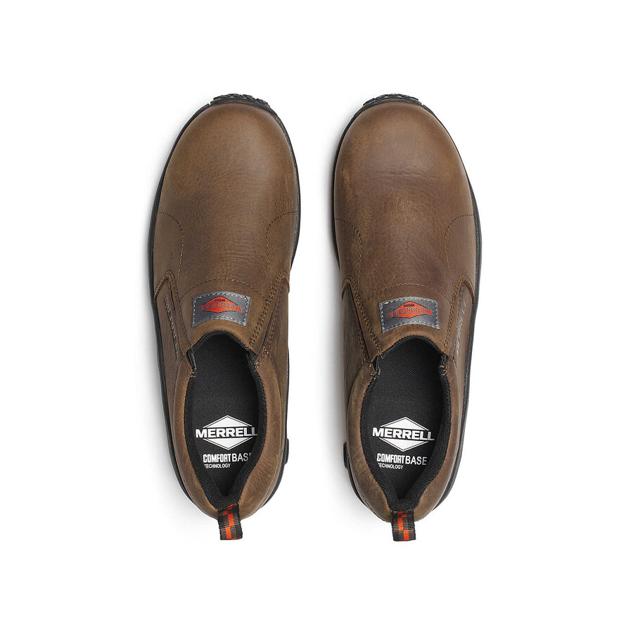 męskie buty robocze jungle moc leather comp toe wide espresso