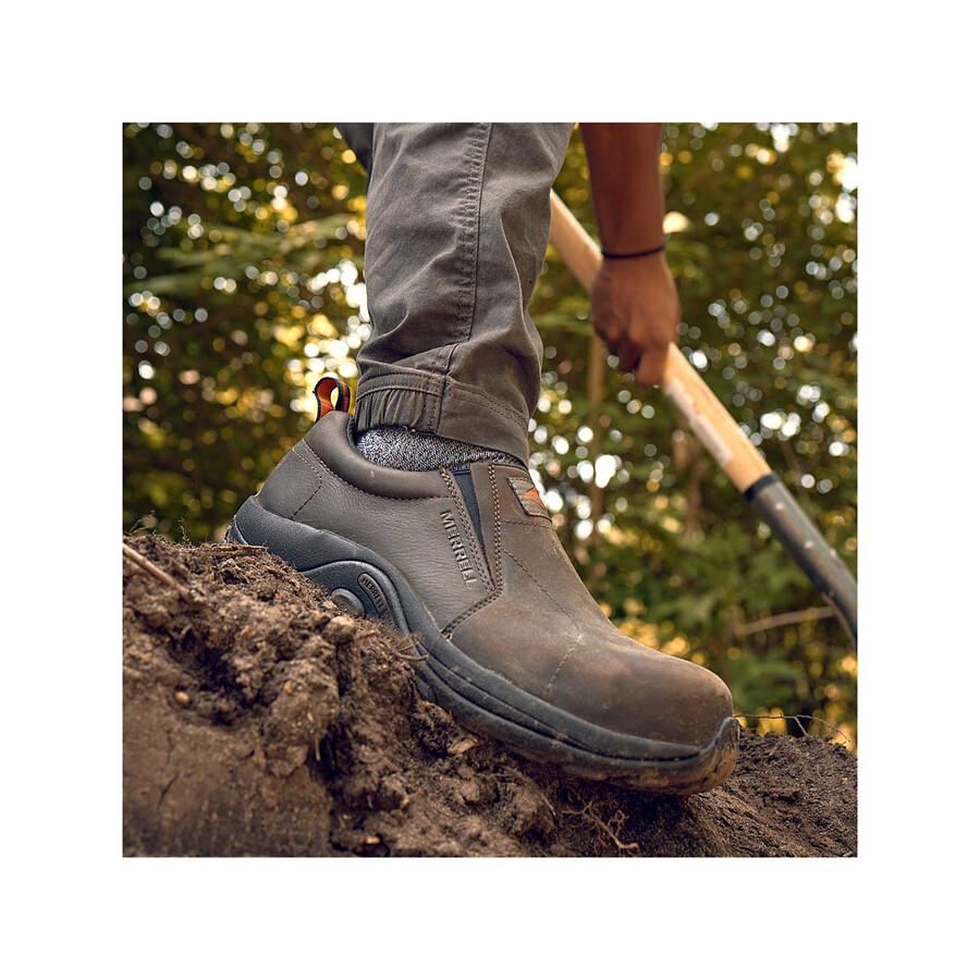 męskie buty robocze jungle moc leather comp toe wide espresso