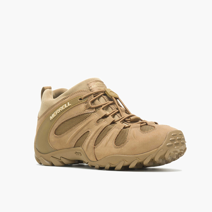 mężczyźni - buty robocze chameleon 8 stretch tactical - buty coyote
