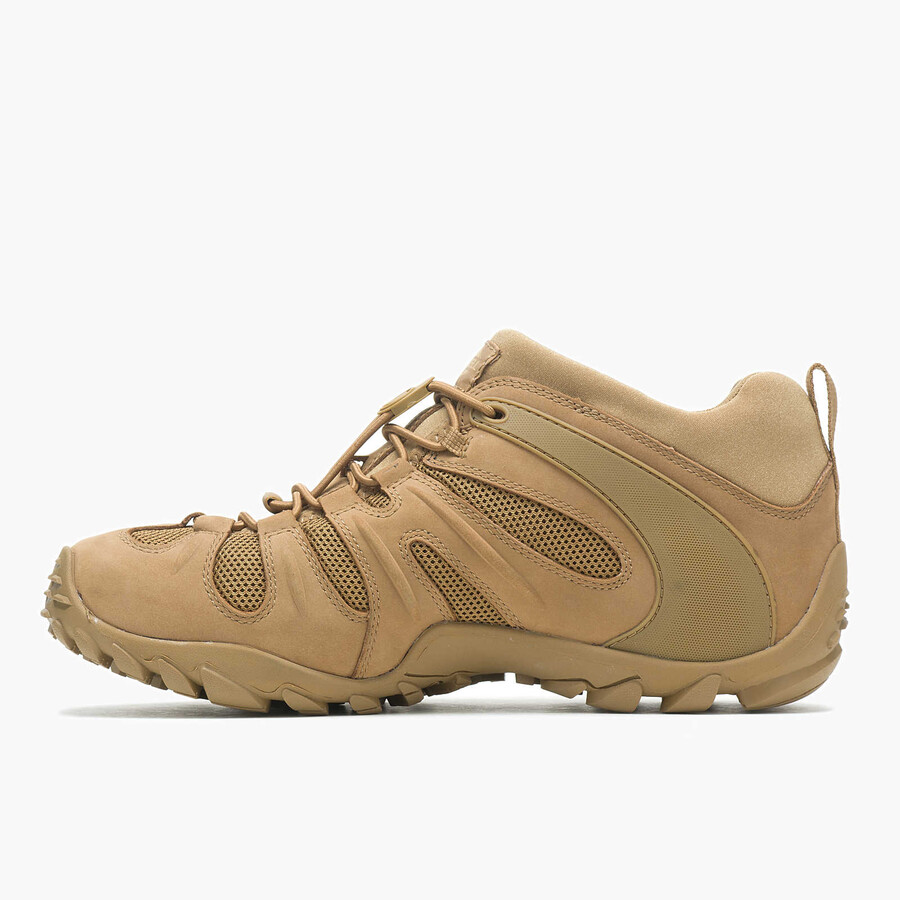 mężczyźni - buty robocze chameleon 8 stretch tactical - buty coyote