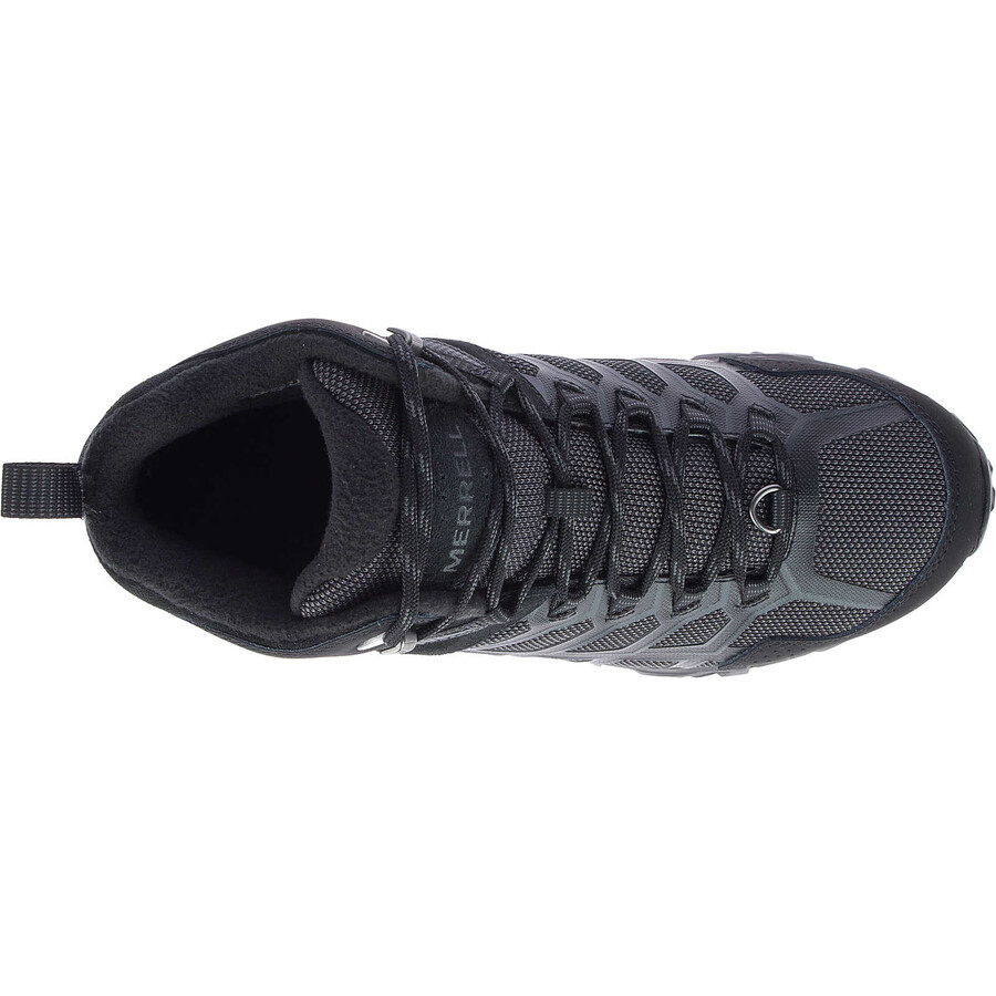 męskie - moab fst 3 thermo mid waterproof - buty czarne