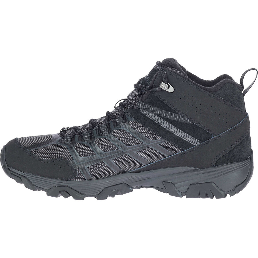 męskie - moab fst 3 thermo mid waterproof - buty czarne