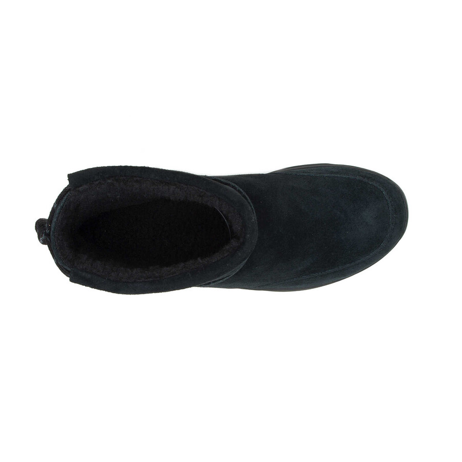 mężczyźni - zimowe buty typu pull-on - czarne