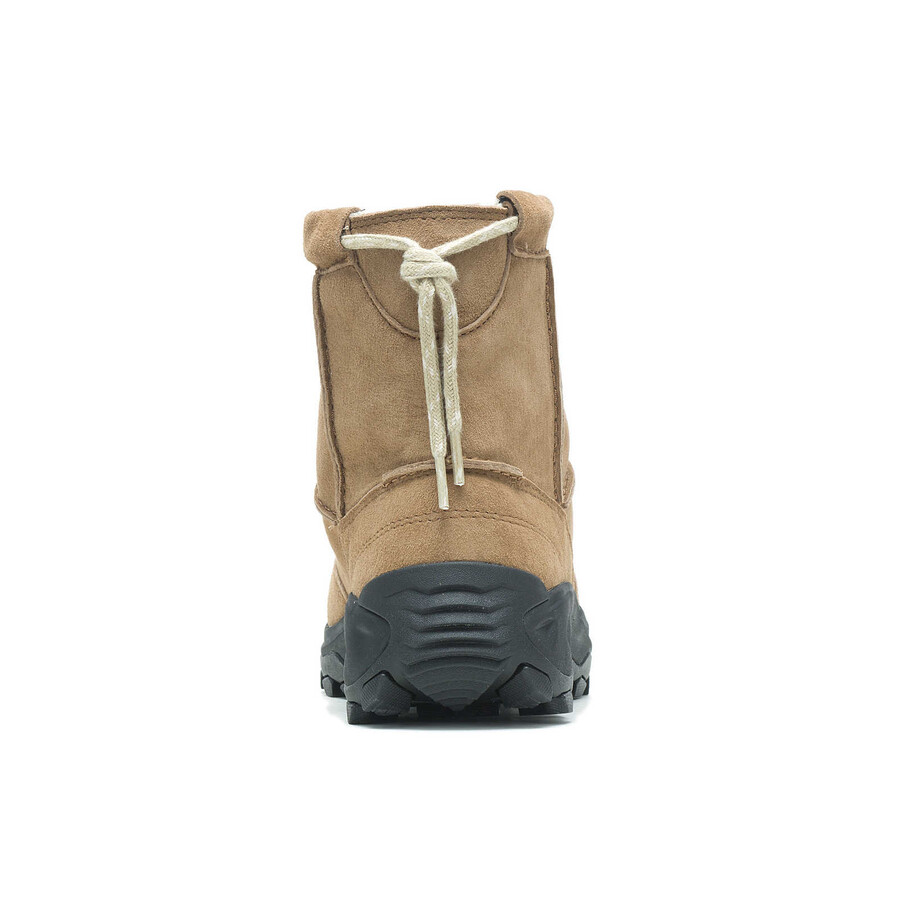 mężczyźni - zimowe buty typu pull-on - kamelowe