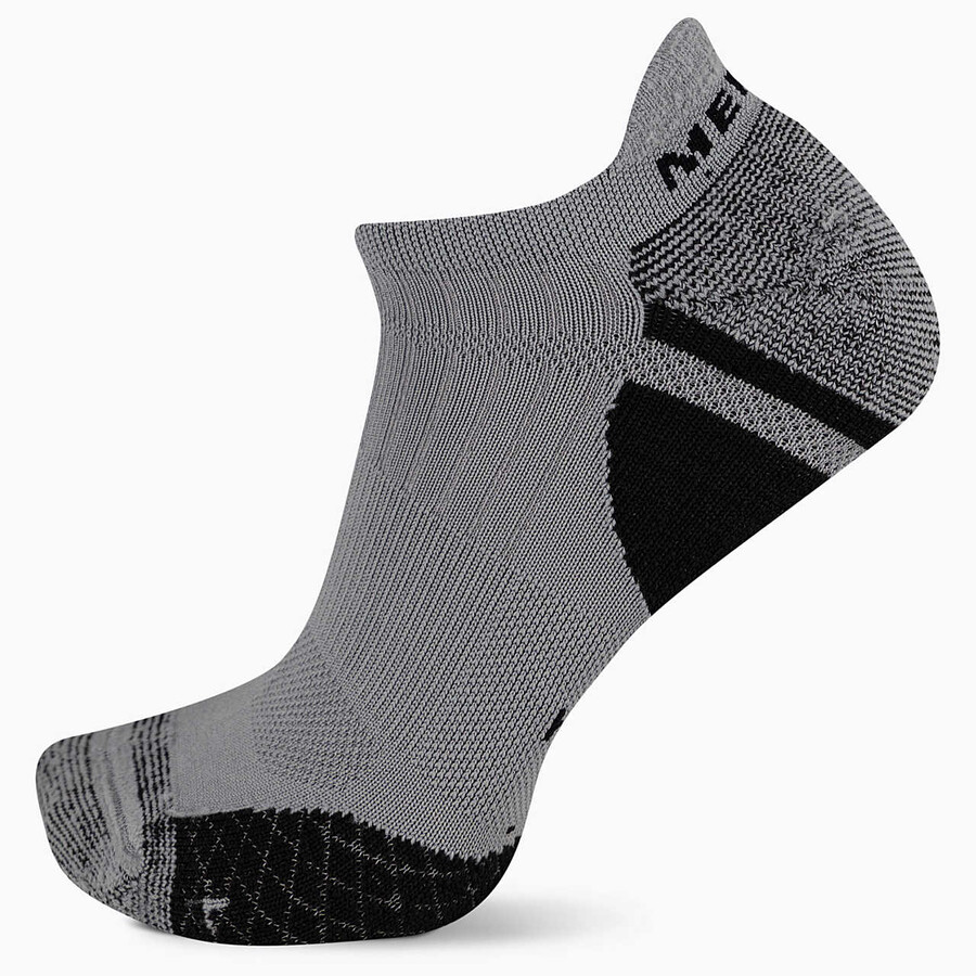 skarpety cushion trail runner tab sock - szare