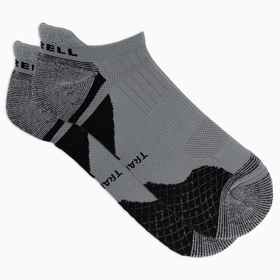 skarpety cushion trail runner tab sock - szare