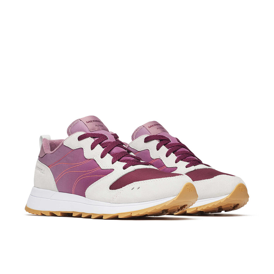 męskie buty sportowe alpine 83 sneaker sport casual sneakers dark cherry