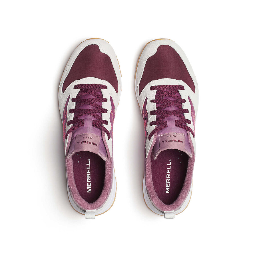 męskie buty sportowe alpine 83 sneaker sport casual sneakers dark cherry
