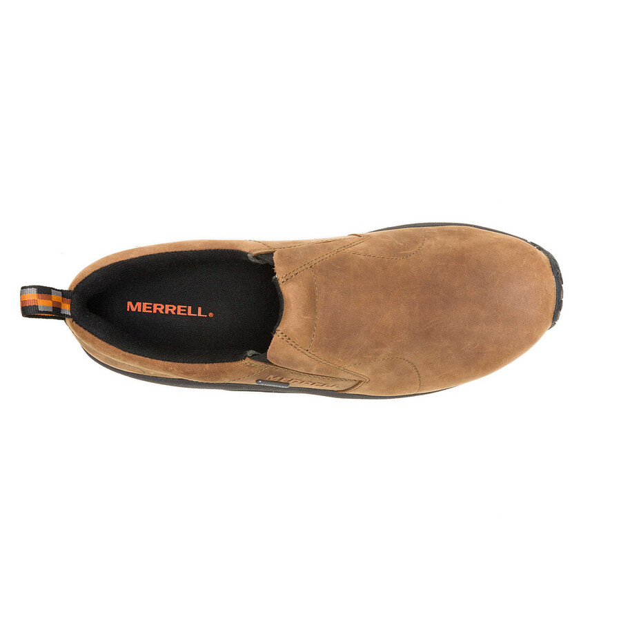 męskie wodoodporne szerokie codzienne buty jungle moc nubuck w kolorze brązowym