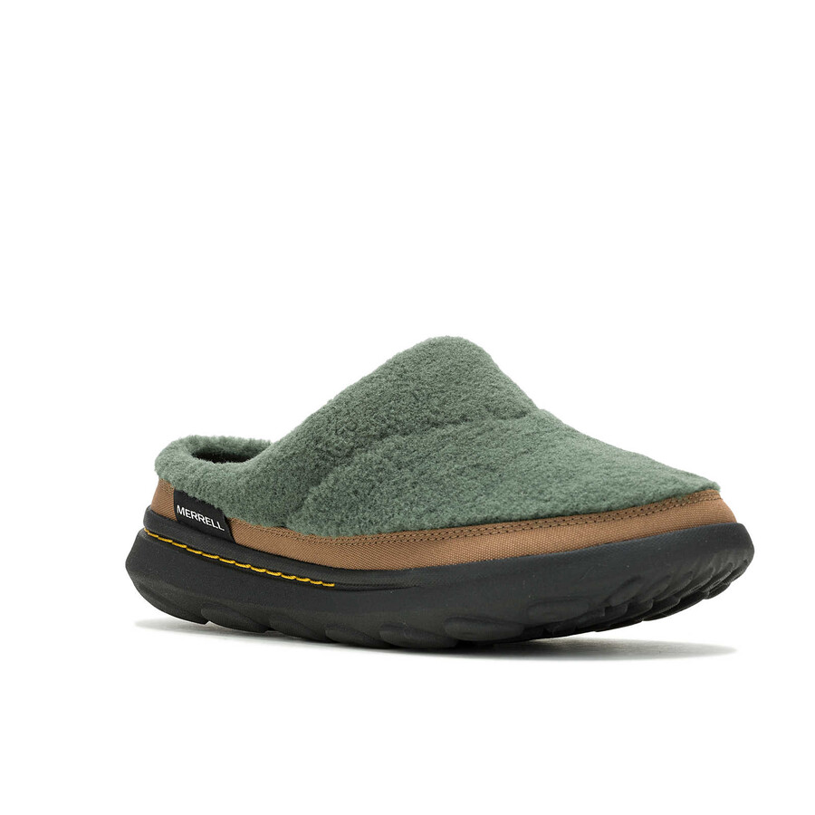męskie hut moc 2 slide cozy casual slip ons viridian