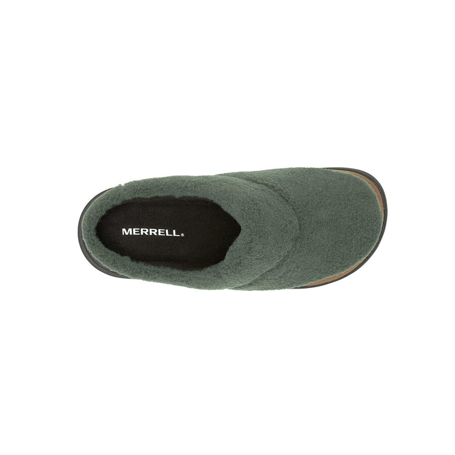 męskie hut moc 2 slide cozy casual slip ons viridian