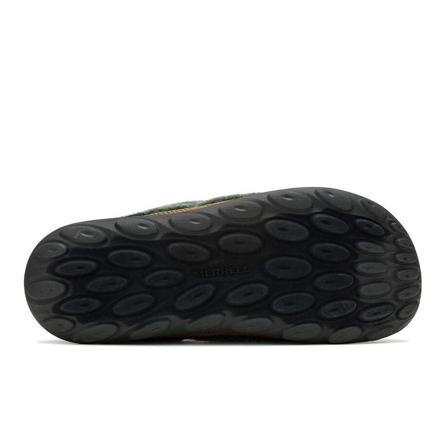 męskie hut moc 2 slide cozy casual slip ons viridian
