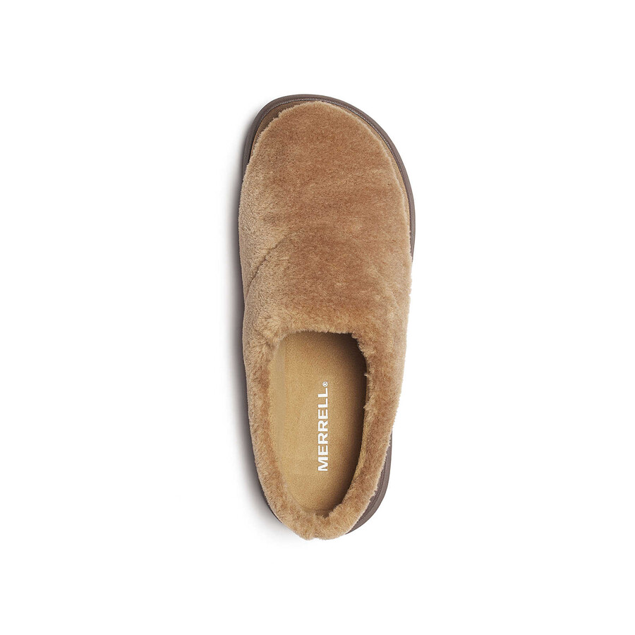 męskie hut moc 2 slide cozy casual slip ons beaver