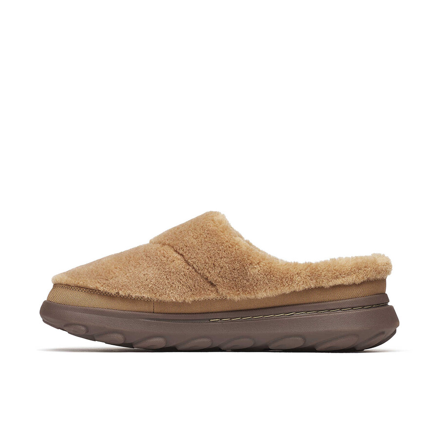 męskie hut moc 2 slide cozy casual slip ons beaver