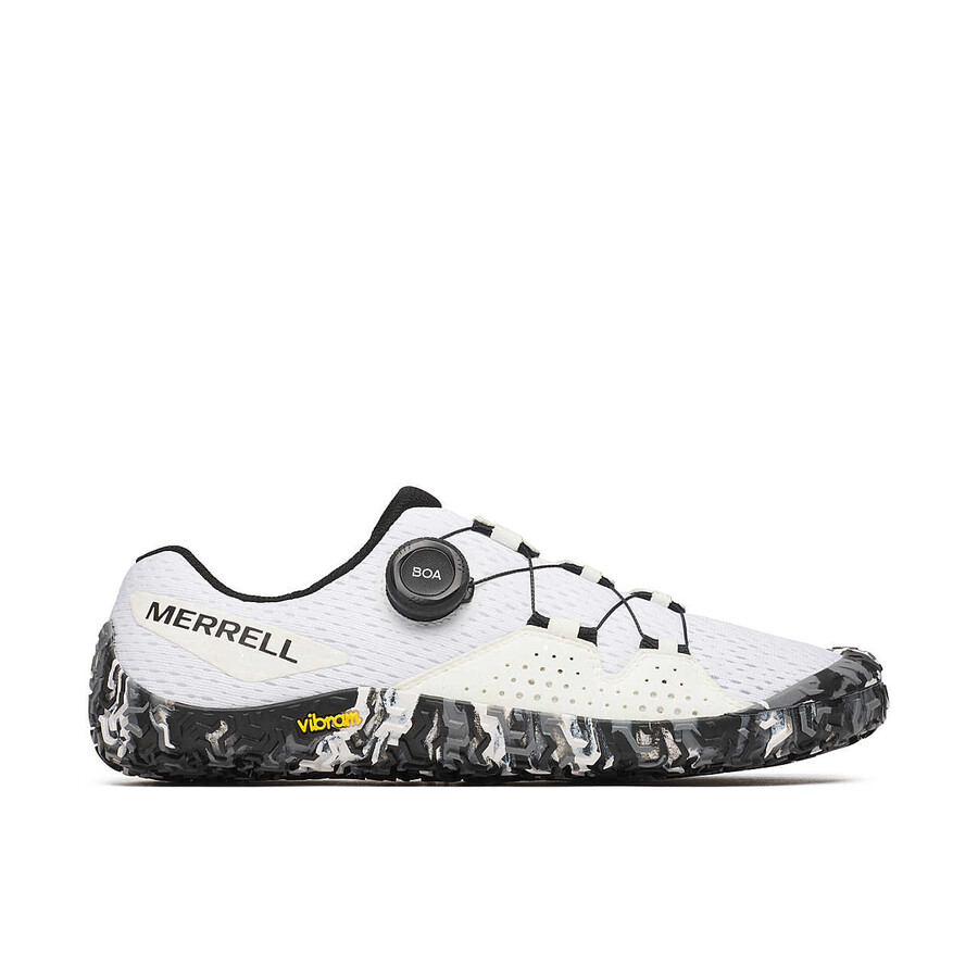 męskie buty vapor glove 6 boa barefoot w kolorze białymczarnym