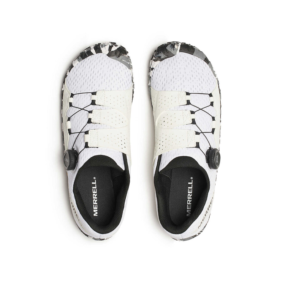 męskie buty vapor glove 6 boa barefoot w kolorze białymczarnym