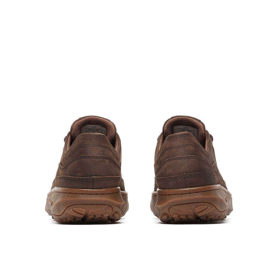 męskie sznurowane buty casualowe silvo w kolorze kawy