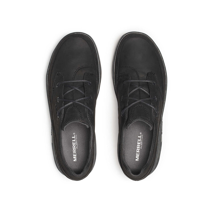 męskie szerokie sznurowane buty casualowe silvo w kolorze czarnym