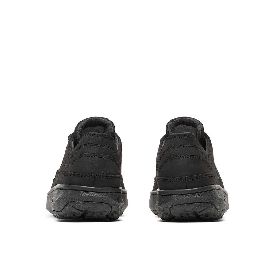 męskie szerokie sznurowane buty casualowe silvo w kolorze czarnym