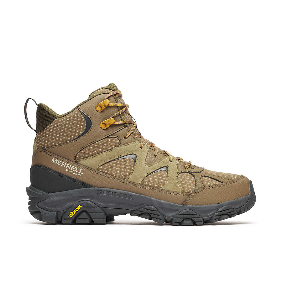 męskie buty trekkingowe thermo snow grip mid waterproof kolor szary