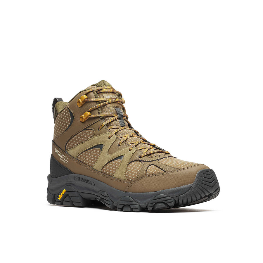 męskie buty trekkingowe thermo snow grip mid waterproof kolor szary