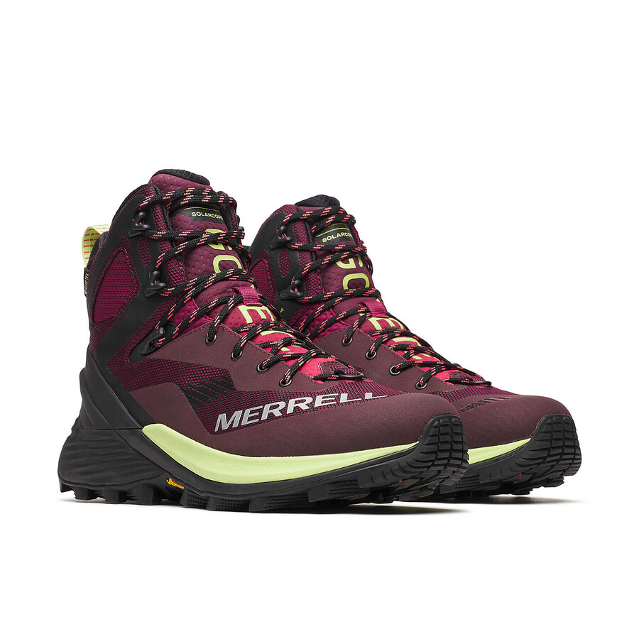 męskie zimowe buty trekkingowe mtl thermo rogue 4 mid gore-tex w kolorze karmazynowym