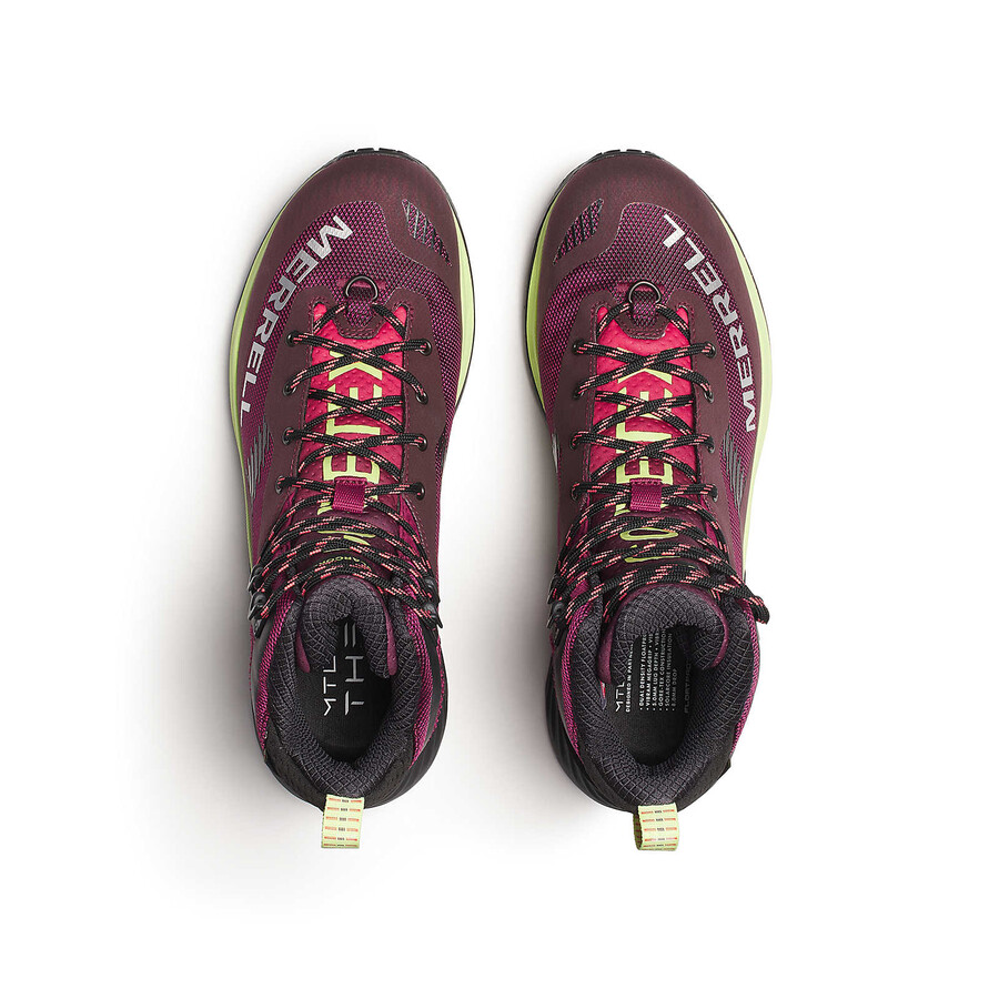 męskie zimowe buty trekkingowe mtl thermo rogue 4 mid gore-tex w kolorze karmazynowym