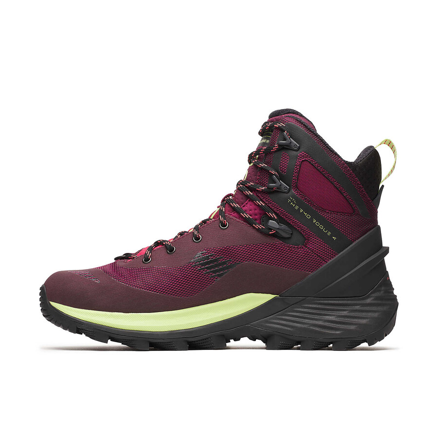 męskie zimowe buty trekkingowe mtl thermo rogue 4 mid gore-tex w kolorze karmazynowym
