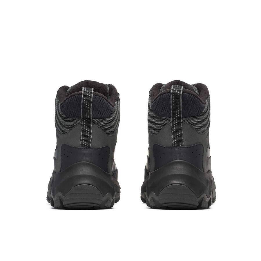 męskie wodoodporne zimowe buty trekkingowe thermo chill 2 mid w kolorze czarnym