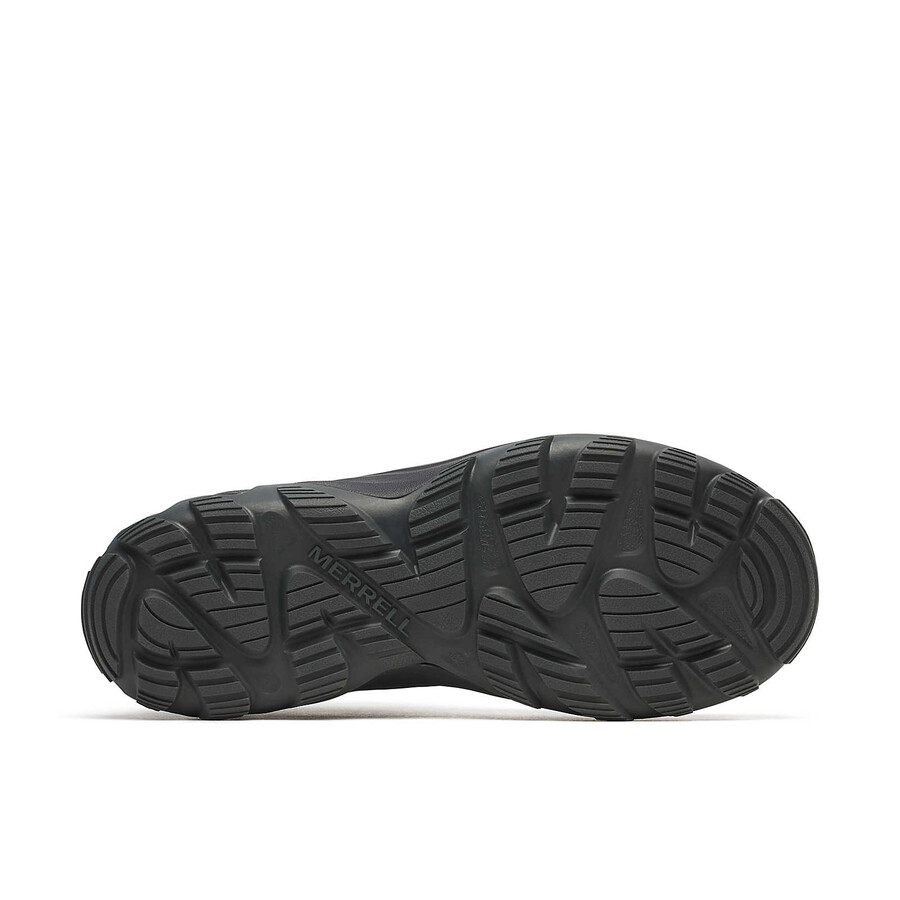 męskie wodoodporne zimowe buty trekkingowe thermo chill 2 mid w kolorze czarnym