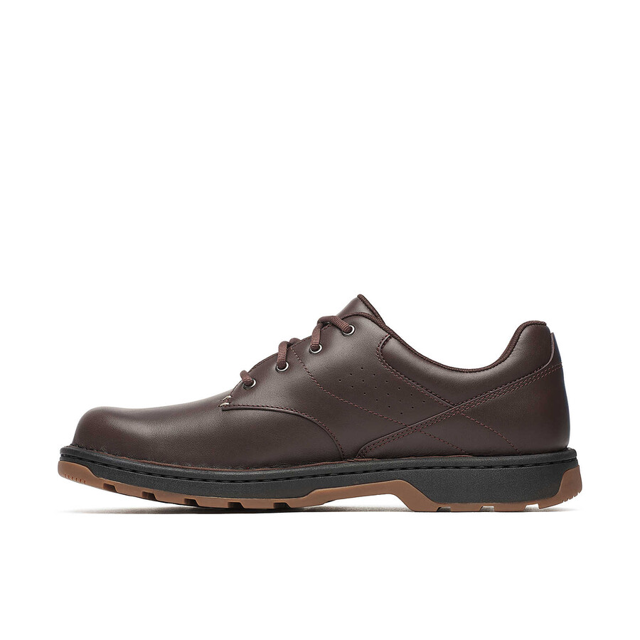 męskie buty casualowe world legend 2 remat wide width w kolorze ciemnobrązowym