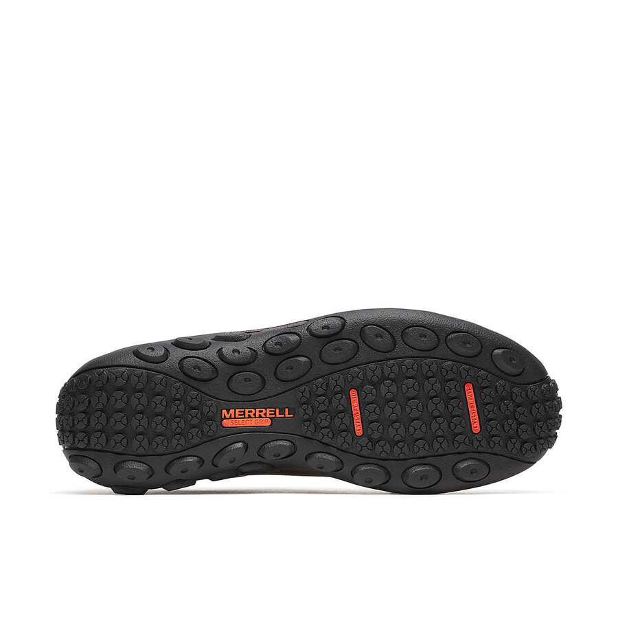 męskie - jungle moc leather hi-vis carbon fiber low wide width - slip ons brown