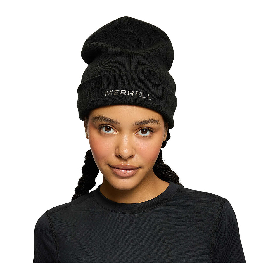 czapka beanie powell core z logo – czarna