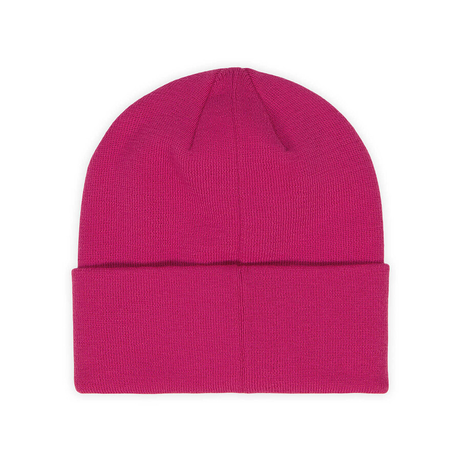 czapka beanie powell core z logo – w kolorze intensywnego różu