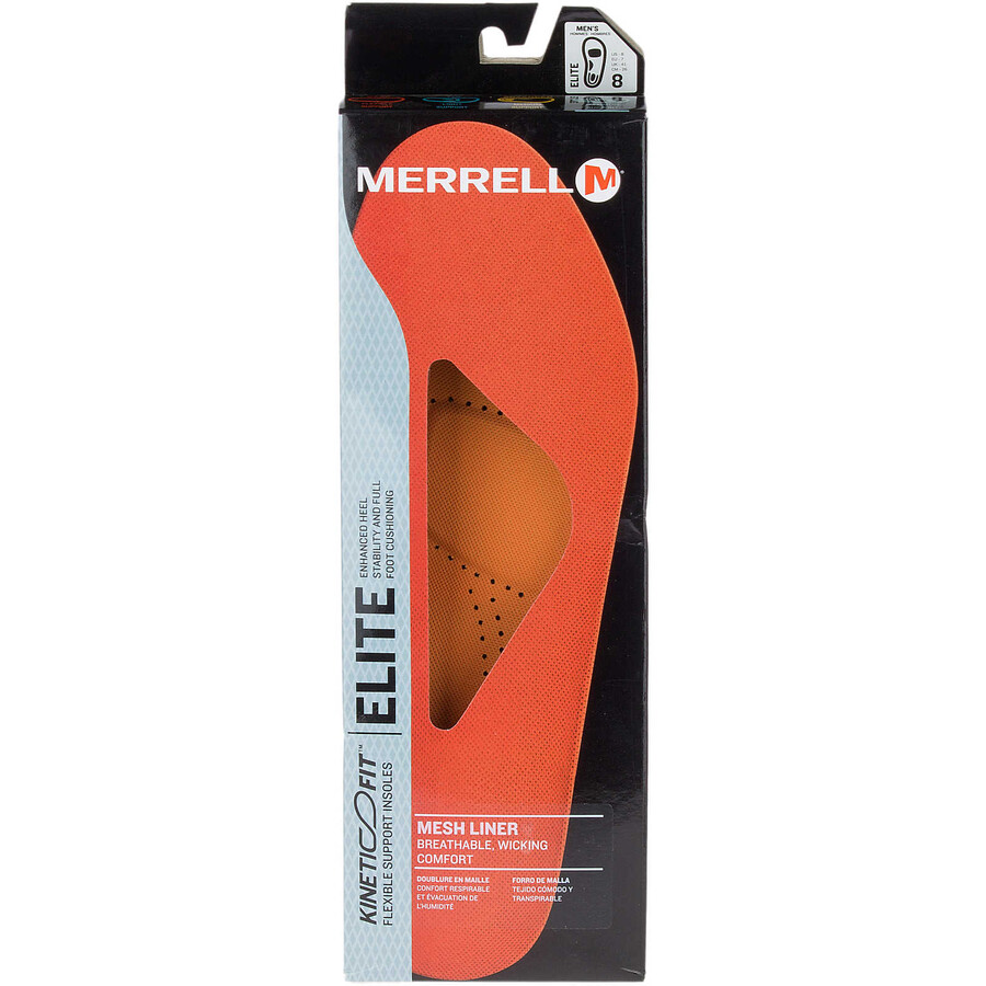 wkładki kinetic fit elite footbed widewidth dla mężczyzn z siateczki