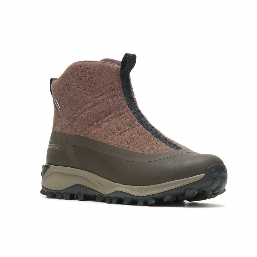 męskie buty thermo snowdrift zip mid shell earth