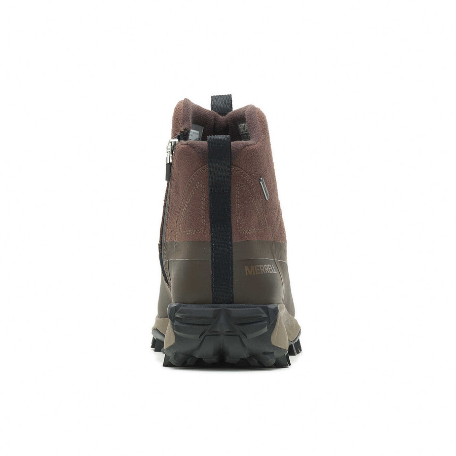 męskie buty thermo snowdrift zip mid shell earth