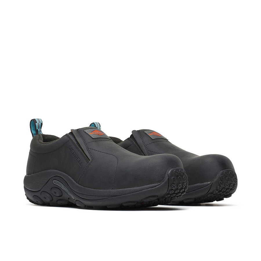 damskie buty robocze jungle moc leather comp toe w kolorze czarnym