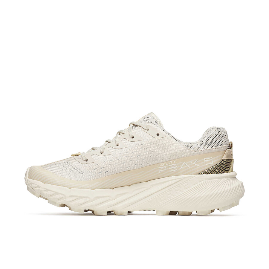 damskie buty do biegania w terenie agility peak 5 w kolorze skorupki jajka