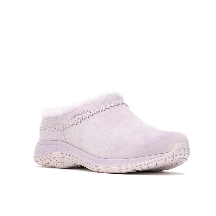 damskie półbuty encore ice 5 winter casual slip ons w kolorze orchidei