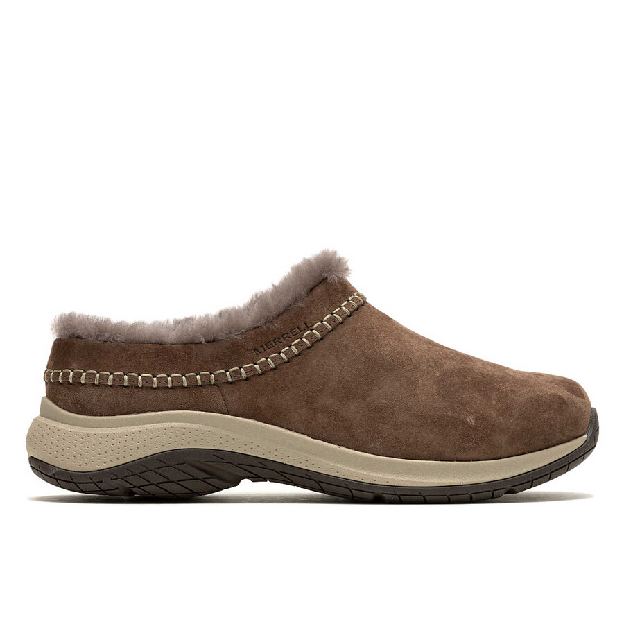 kobiety - encore ice 5 wide width - slip ons bracken