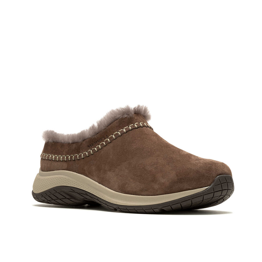 kobiety - encore ice 5 wide width - slip ons bracken