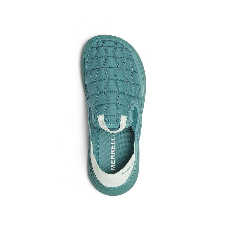 damskie półbuty hut moc 2 casual slip ons leland metallicash