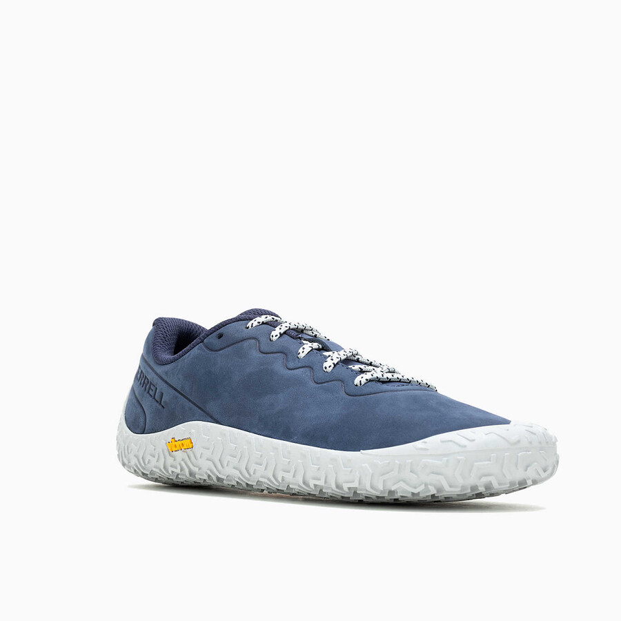 damskie skórzane buty barefoot vapor glove 6 sea